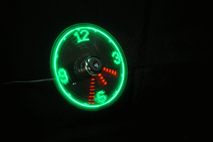 USB LED Fan Clock - Nova Technologic